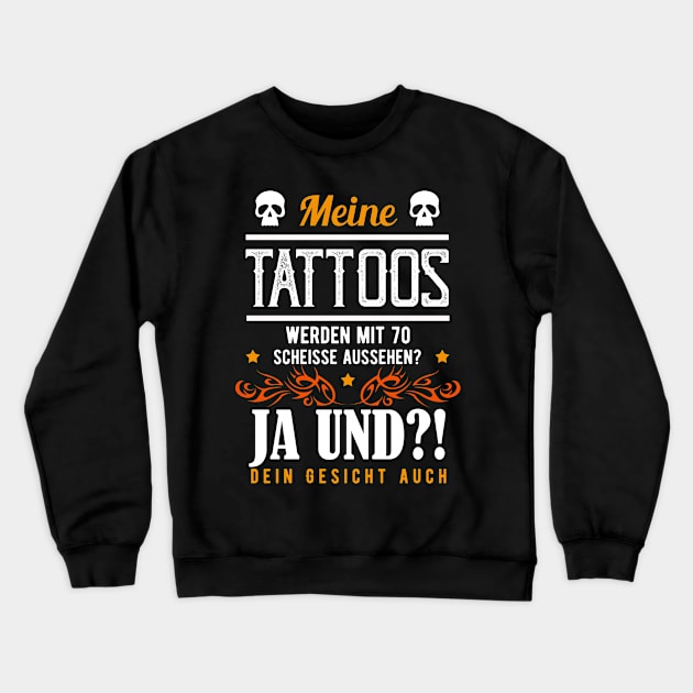 Tattoo Saying In German Word - v7 Crewneck Sweatshirt by jrcreativesolutions